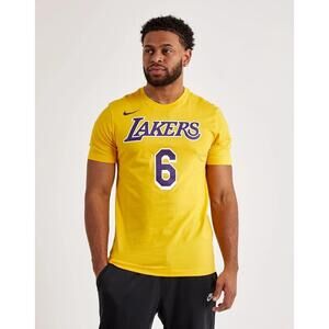 Dr6380-728 Mens Lebron James La Lakers T-Shirt